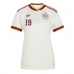Camiseta España Lamine Yamal #19 Segunda Equipación Replica Mundial 2026 para mujer mangas cortas